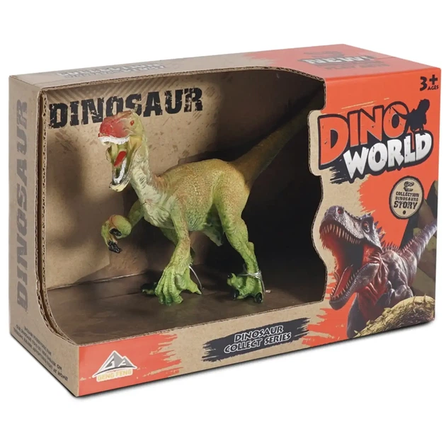 Іграшка Динозавр Велоцираптор Dino World CJ-4960851 Різнокольоровий shop (6900072600617) - зображення 2