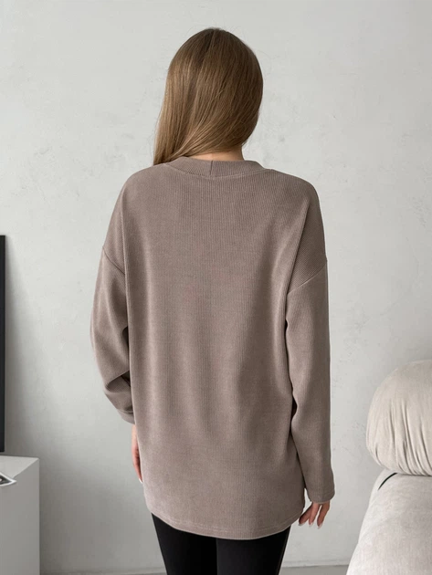 Вязанный женский свитер бежевый Merlini Vella 110002022 размер L/XL - изображение 5