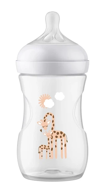Бутылочка для кормления Avent Natural 260 мл, Природный поток, жираф - изображение 4