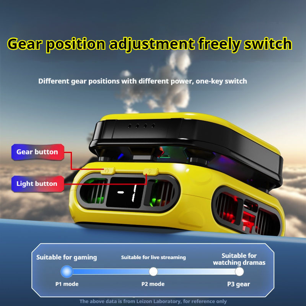 Акумуляторний магнітний охолоджувач для смартфона VHG F40 з цифровим дисплеєм і кліпсовим кріпленням для смартфона - изображение 4