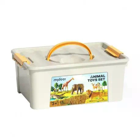 Набор реалистичных фигурок Дикие Животные Mideer Toys (15 шт.) - изображение 3