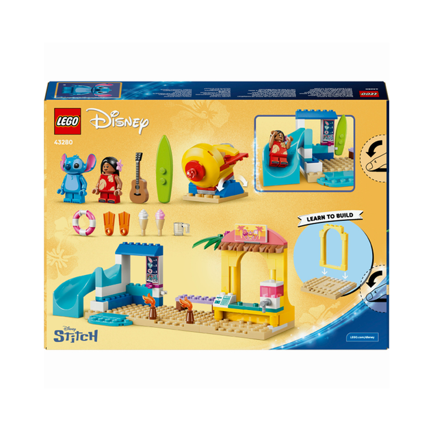 Конструктор LEGO Disney Classic Веселье на пляже с Лило и Стичем 113 деталей (43280) - изображение 2