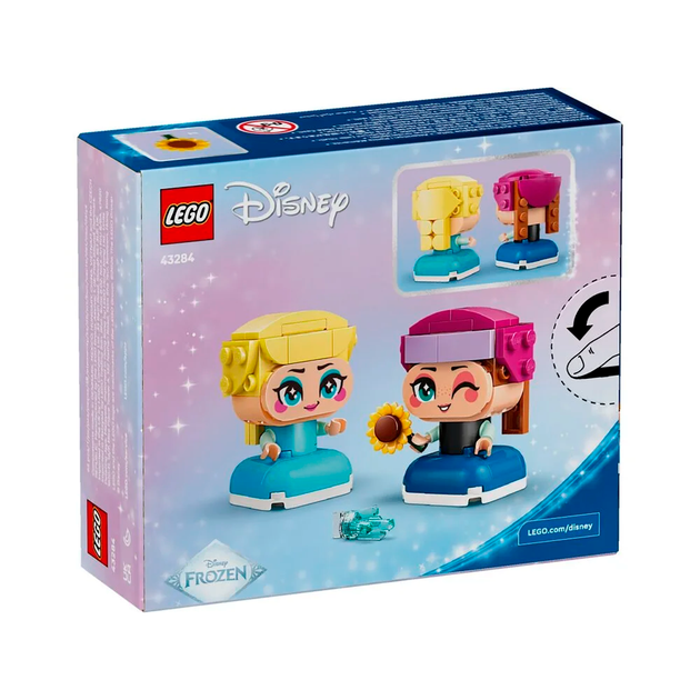 Конструктор LEGO Disney Мини-принцессы Анна и Эльза 65 деталей (43284) - изображение 2