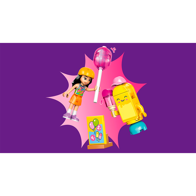 Конструктор LEGO Friends Ятка з морозивом і повітряними кульками 107 деталей (42692) - зображення 6