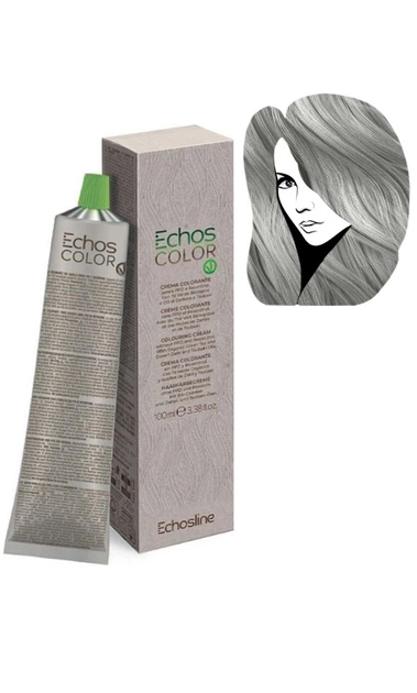 Echosline Echos Color Colouring Cream Крем-фарба для волосся - Нейтральна CLEAR - Фото 1 Echosline Echos Color Colouring Cream Крем-фарба для волосся - Нейтральна CLEAR - зображення 1
