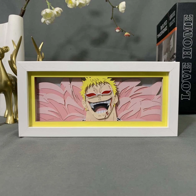 Багатошаровий Нічник лампа аніме One piece світильник Донкіхот Дофламінго Donquixote Doflamingo Ван Піс RGB (ZDD- 253) - зображення 2