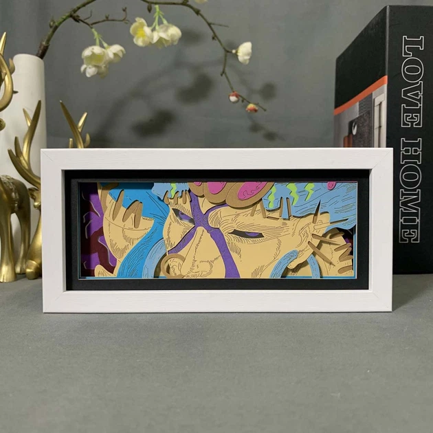 Многослойный Ночник лампа аниме Вамуу ДжоДжо светильник Jojo RGB (ZDD- 269) - изображение 12