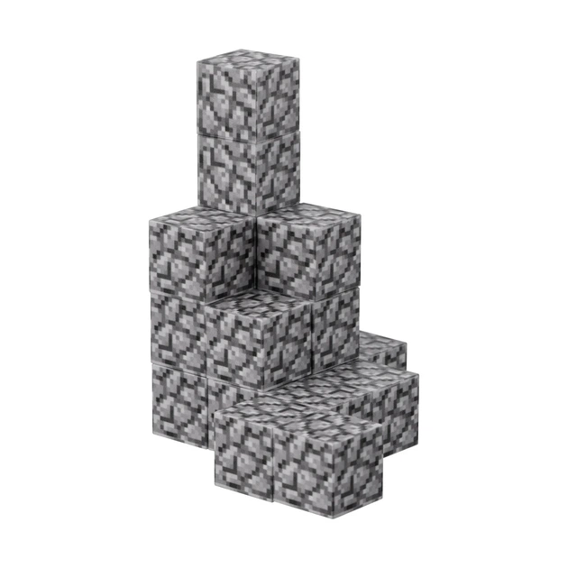 Магнитный конструктор Same Toy Creative Set Cobblestone 20 элементов пластик серый - изображение 3