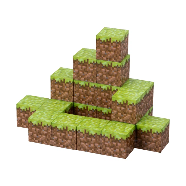 Магнитный конструктор Creative Set Grass 20 элементов пластик зеленый коричневый - изображение 2