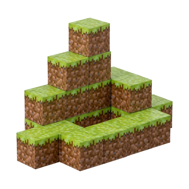 Магнитный конструктор Creative Set Grass 20 элементов пластик зеленый коричневый - изображение 3