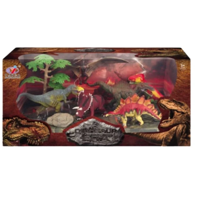 Игровой набор «Динозавры I» Dino Toys, 6 фигурок и 2 аксессуара - Фото 1 Игровой набор «Динозавры I» Dino Toys, 6 фигурок и 2 аксессуара - изображение 1