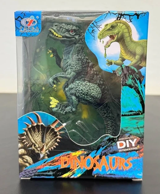 Фигурка Тираннозавр зеленый Dino Toys, твердая - Фото 4 Фигурка Тираннозавр зеленый Dino Toys, твердая - изображение 4