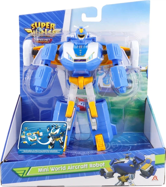 Игровая фигурка-трансформер Super Wings Мини Воздушная База Робот 27,5х22,5х22 см пластик - Фото 9 Игровая фигурка-трансформер Super Wings Мини Воздушная База Робот 27,5х22,5х22 см пластик - изображение 9