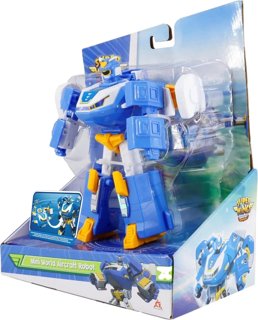 Игровая фигурка-трансформер Super Wings Мини Воздушная База Робот 27,5х22,5х22 см пластик - Фото 10 Игровая фигурка-трансформер Super Wings Мини Воздушная База Робот 27,5х22,5х22 см пластик - изображение 10