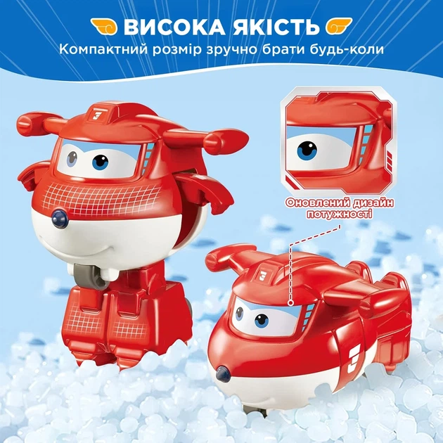 Игровая фигурка-трансформер Super Wings Джетт робот, самолет 5 см ударопрочный пластик - Фото 6 Игровая фигурка-трансформер Super Wings Джетт робот, самолет 5 см ударопрочный пластик - изображение 6