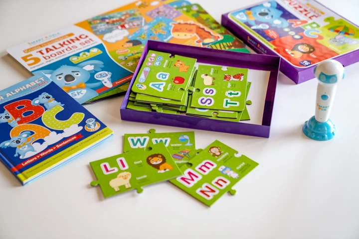 Аудио Доска-Пазл Smart Koala двуязычная English ABC и книга с интерактивной способностью - изображение 5