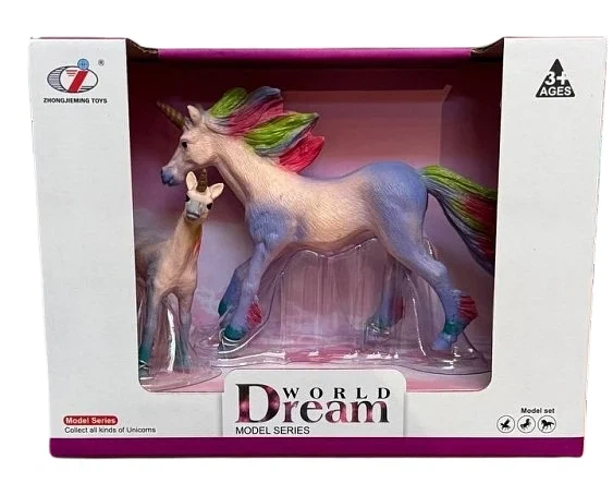 Набор фигурок «Единорог» 2 шт фиолетовый, Dino Toys - Фото 1 Набор фигурок «Единорог» 2 шт фиолетовый, Dino Toys - изображение 1