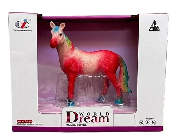 Фігурка коня червоного, яскраве забарвлення, Dino Toys - Фото 1 Фігурка коня червоного, яскраве забарвлення, Dino Toys - зображення 1