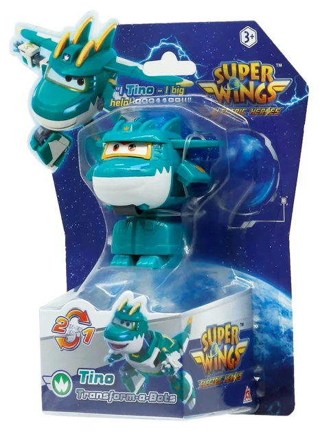 Игровая фигурка-трансформер Super Wings Transform-a-Bots Тино (Tino) - Фото 4 Игровая фигурка-трансформер Super Wings Transform-a-Bots Тино (Tino) - изображение 4