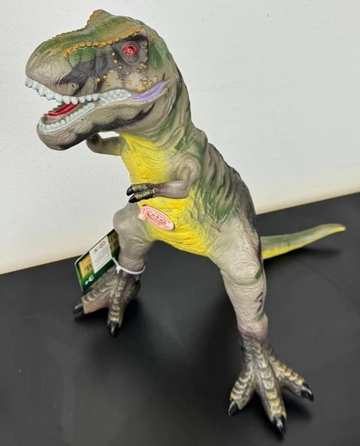 Фигурка динозавра Тираннозавр серый со звуком, Dino Toys - изображение 3