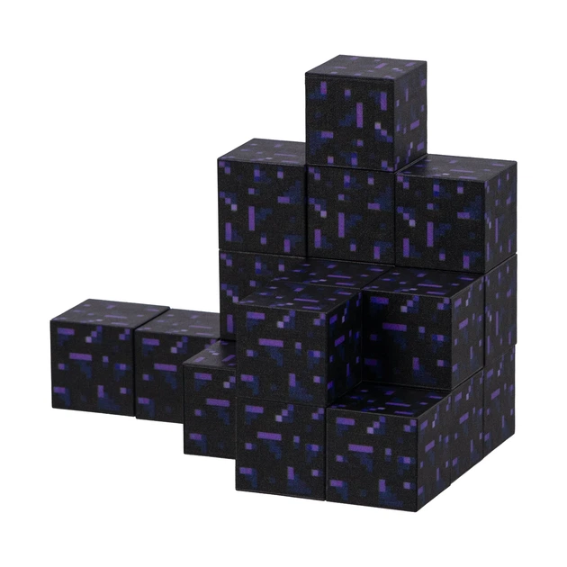 Магнитный конструктор Same Toy Creative Set Obsidian 20 элементов пластик черный, фиолетовый - изображение 2