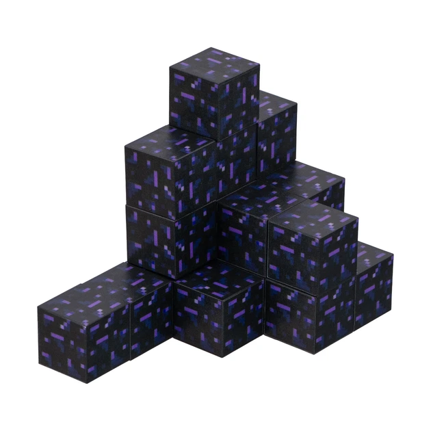 Магнитный конструктор Same Toy Creative Set Obsidian 20 элементов пластик черный, фиолетовый - изображение 3