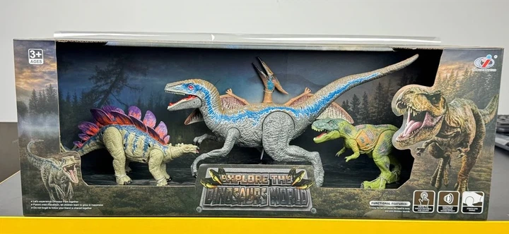 Набір фігурок динозаврів Ера динозаврів, 4 шт, Dino Toys - Фото 2 Набір фігурок динозаврів Ера динозаврів, 4 шт, Dino Toys - зображення 2