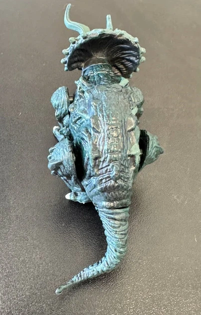 Фігурка динозавра Трицератопс жовто-зелений Dino Toys 56597 - Фото 4 Фігурка динозавра Трицератопс жовто-зелений Dino Toys 56597 - зображення 4