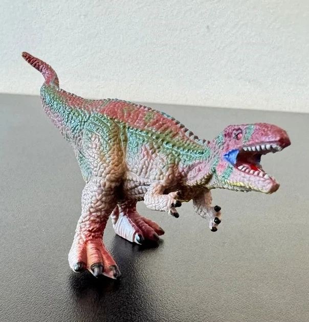 Фигурка динозавра Аллозавр с синими шипами, Dino Toys - Фото 3 Фигурка динозавра Аллозавр с синими шипами, Dino Toys - изображение 3