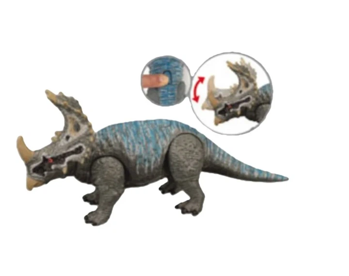 Фігурка динозавра Стиракозавр, що рухається, Dino Toys 57297 - Фото 1 Фігурка динозавра Стиракозавр, що рухається, Dino Toys 57297 - зображення 1