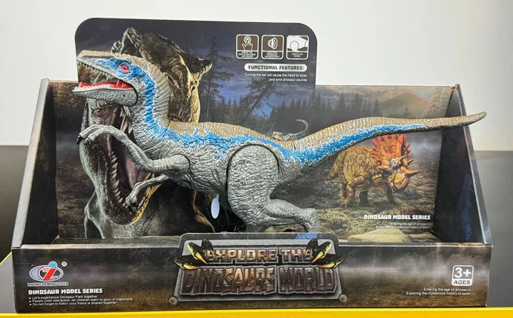 Фигурка динозавра Аллозавр Dino Toys со звуковым эффектом - изображение 2