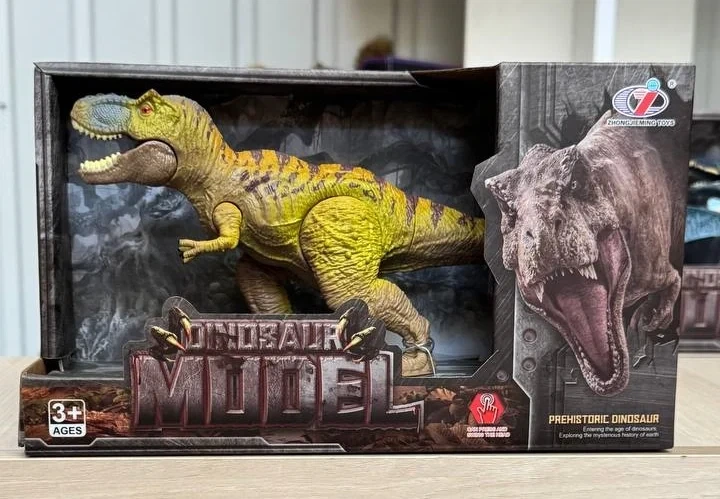 Фигурка динозавра Тираннозавр зеленый Dino Toys 57372 с подвижной челюстью - изображение 2