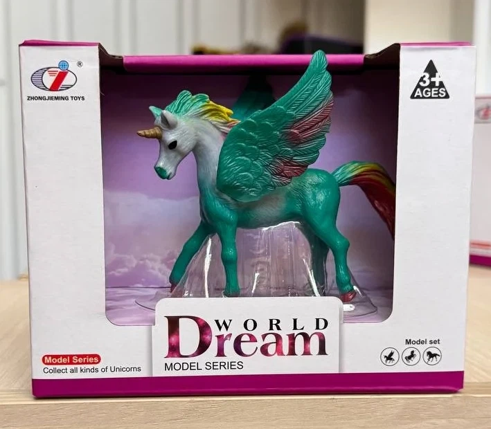 Фигурка крылатого единорога Dino Toys зеленый, 15×7,5×12 см - изображение 2