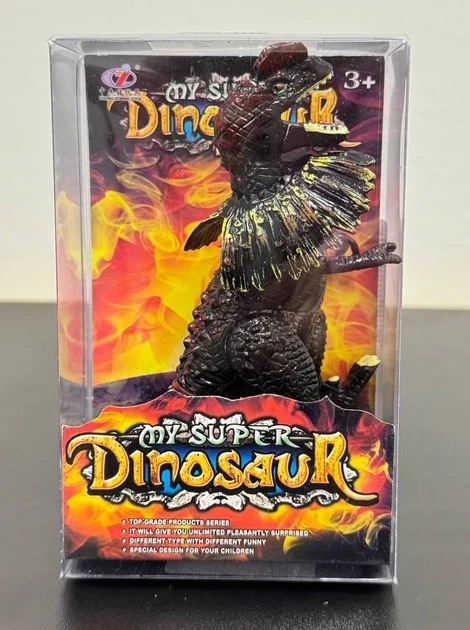 Фигурка динозавра темно-коричневая, Dino Toys, полимер - изображение 3