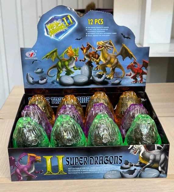 Игрушка-сюрприз в шаре «Супердракон» оранжевый, Dino Toys - Фото 2 Игрушка-сюрприз в шаре «Супердракон» оранжевый, Dino Toys - изображение 2