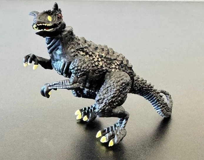 Фигурка Тираннозавр Dino Toys фиолетово-желтый, легкий корпус - Фото 7 Фигурка Тираннозавр Dino Toys фиолетово-желтый, легкий корпус - изображение 7