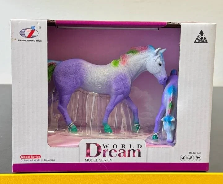 Набор фигурок лошадей Лавандовая прогулка, Dino Toys, 2 шт, фиолетовый - изображение 2