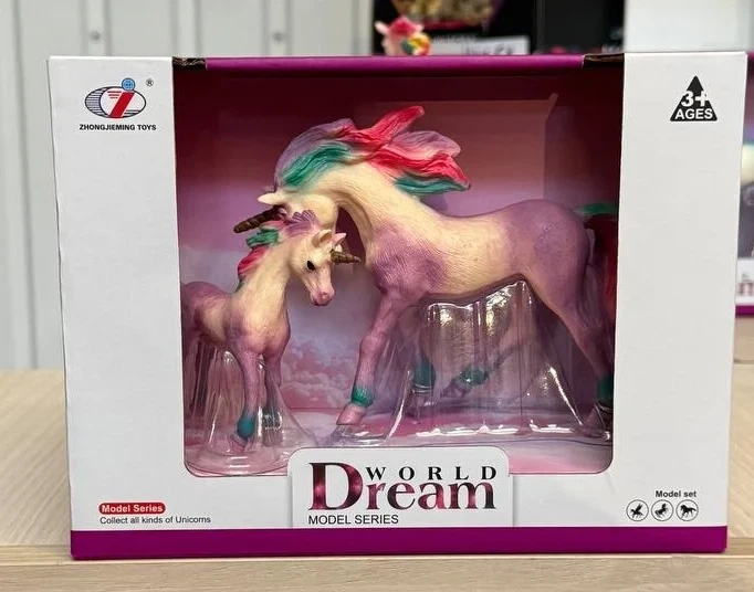 Набор фигурок Единорог 2 шт, лиловый, Dino Toys 55644 - изображение 2