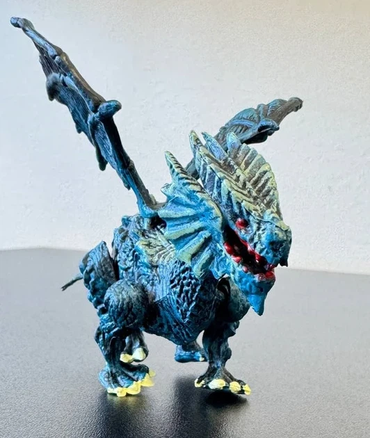 Фигурка дракона синего Dino Toys, полимерная - Фото 5 Фигурка дракона синего Dino Toys, полимерная - изображение 5
