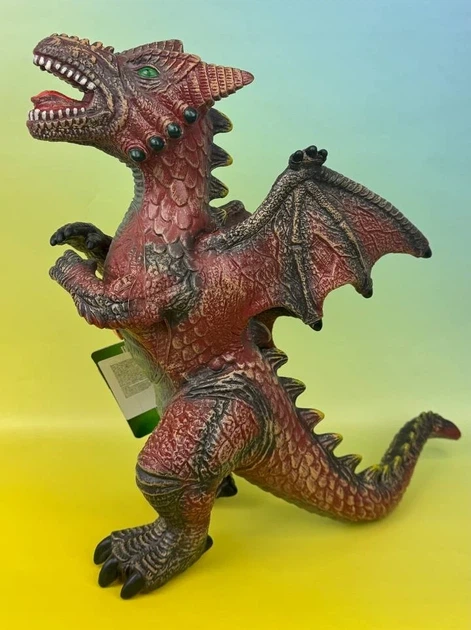 Фигурка Дракон Dino Toys со звуком, коричнево-зелёный - Фото 5 Фигурка Дракон Dino Toys со звуком, коричнево-зелёный - изображение 5