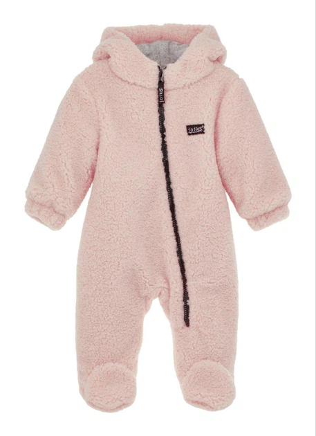 Комбинезон для малыша тёплый Joiks Teddy FKT02 Меховый Нежная Розовая Пудра 62 см - Фото 1 Комбинезон для малыша тёплый Joiks Teddy FKT02 Меховый Нежная Розовая Пудра 62 см - изображение 1