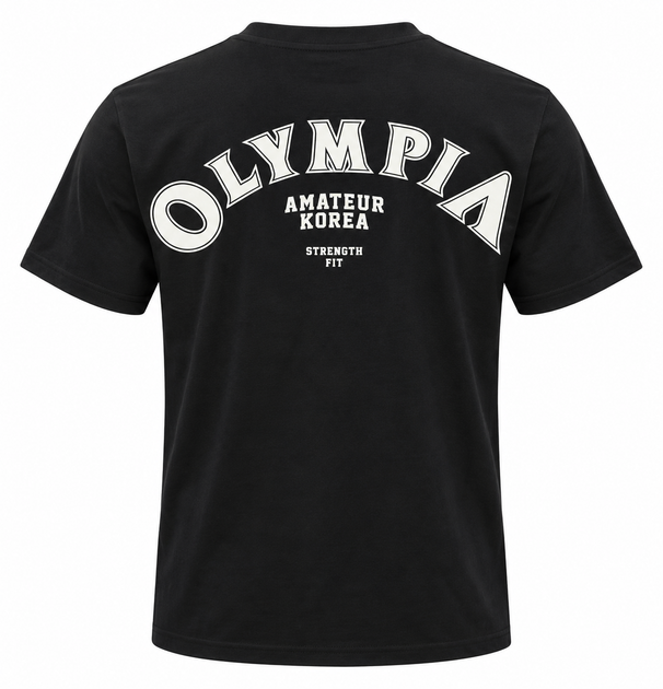 Футболка OLYMPIA черный XL - изображение 4