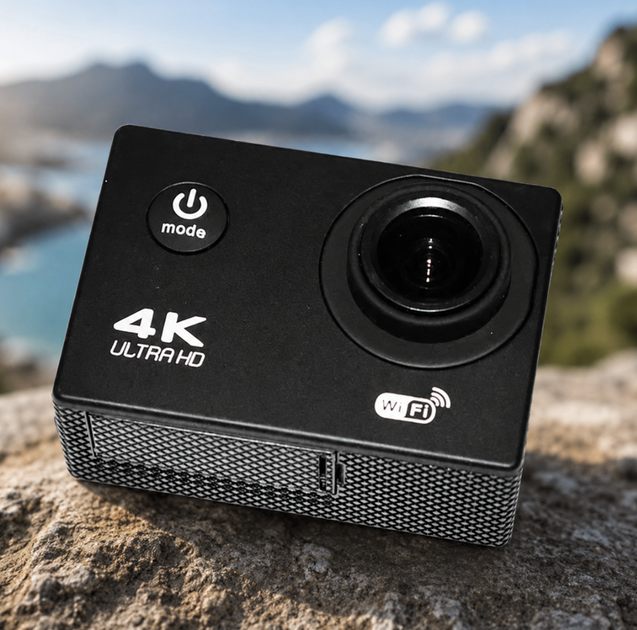 Екшн-камера DVR SPORT S2 4K 30fps 16 Мп 170° з водонепроникним кейсом до 30 м - зображення 4