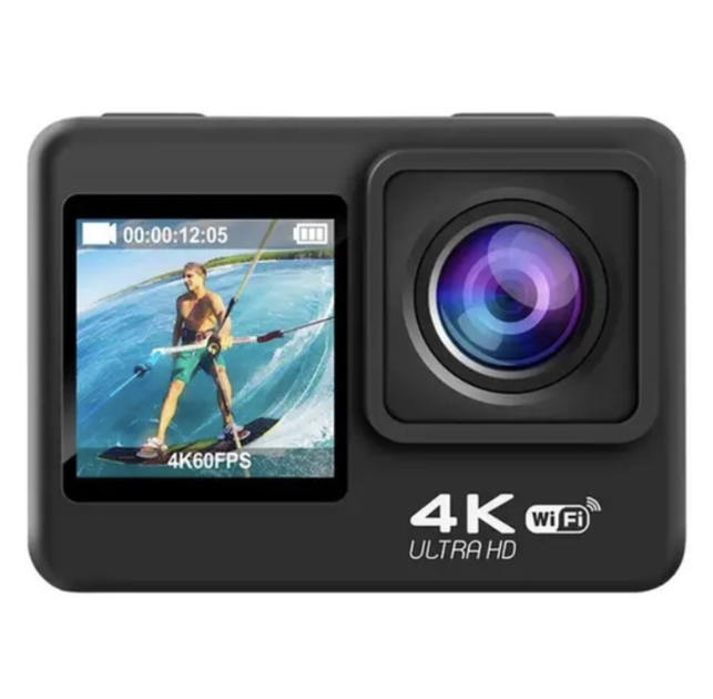 Екшн-камера MHZ Q80 4K 60fps 24MP Wi-Fi EIS 170° з водонепроникним кейсом до 30 м - зображення 6