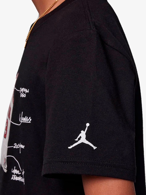 Детская футболка для мальчика Nike 202830086 (M) 137-147 см Черная (1159848609) - изображение 5