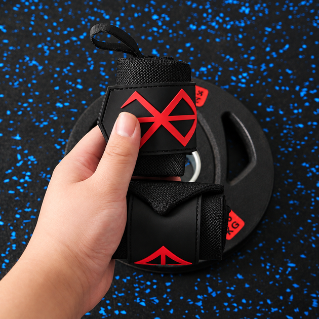 Бинти для зап'ясть APX 205 Vigor Berserk, чорні, для фіксації зап'ястя та силових тренувань, пара (2 шт.) - зображення 6