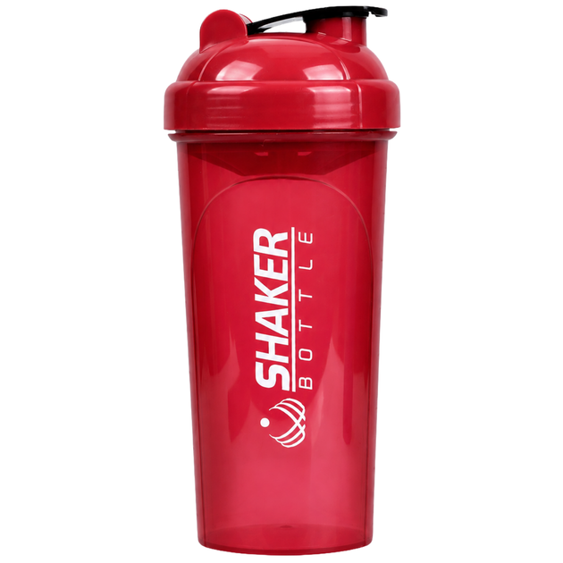 Шейкер спортивний APEX ShakerBottle, 700 мл, із сіткою для змішування, BPA Free, червоний - Фото 1 Шейкер спортивний APEX ShakerBottle, 700 мл, із сіткою для змішування, BPA Free, червоний - зображення 1
