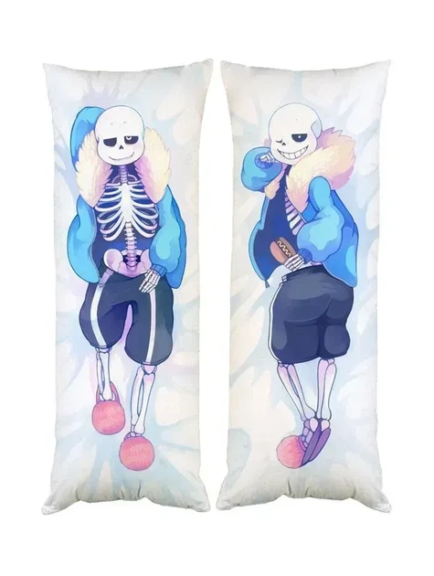 Подушка дакимакура Санс Андререйл Undertale декоративная подушка для обнимания - Фото 1 Подушка дакимакура Санс Андререйл Undertale декоративная подушка для обнимания - изображение 1