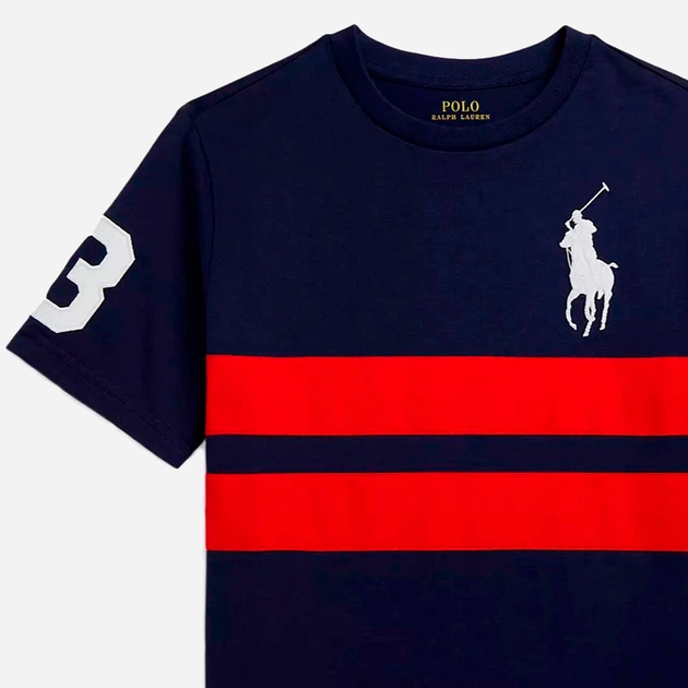 Подростковая футболка для мальчика Ralph Lauren 863848155 (L) 158 см Синяя (1159858138) - изображение 3