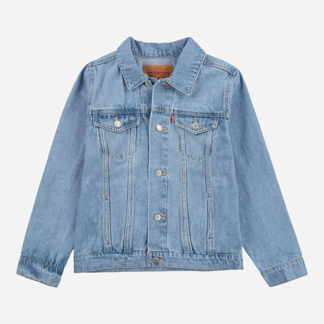 Подростковая джинсовая куртка для мальчика Levi's 783568855 164-170 см Синяя (1159861712) - Фото 3 Подростковая джинсовая куртка для мальчика Levi's 783568855 164-170 см Синяя (1159861712) - изображение 3